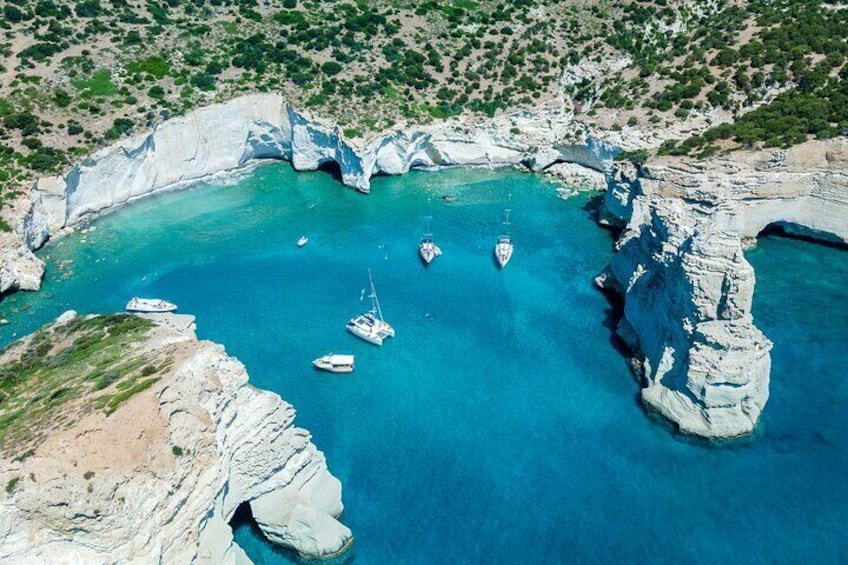 Full-Day Small-Group Cruise in Milos & Poliegos with Lunch