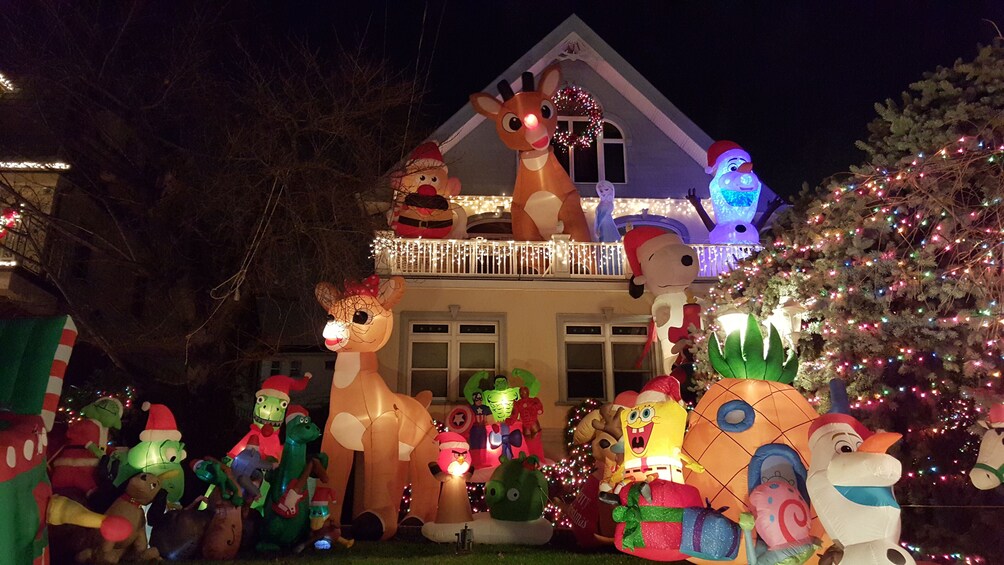 Christmas Lights Tour in Dyker Heights