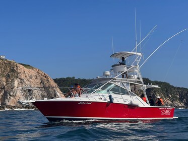 Crucero de pesca en alta mar en yate privado