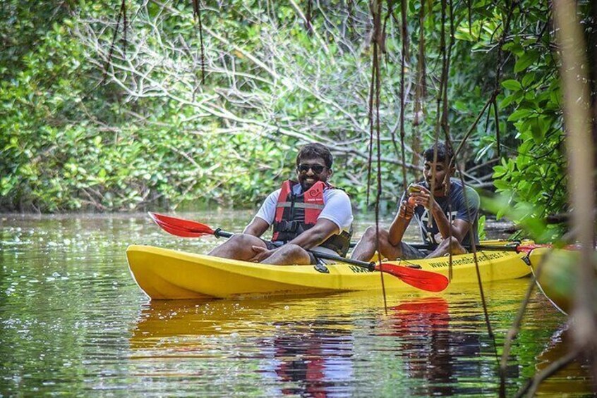 Kayaking from Ahungalla