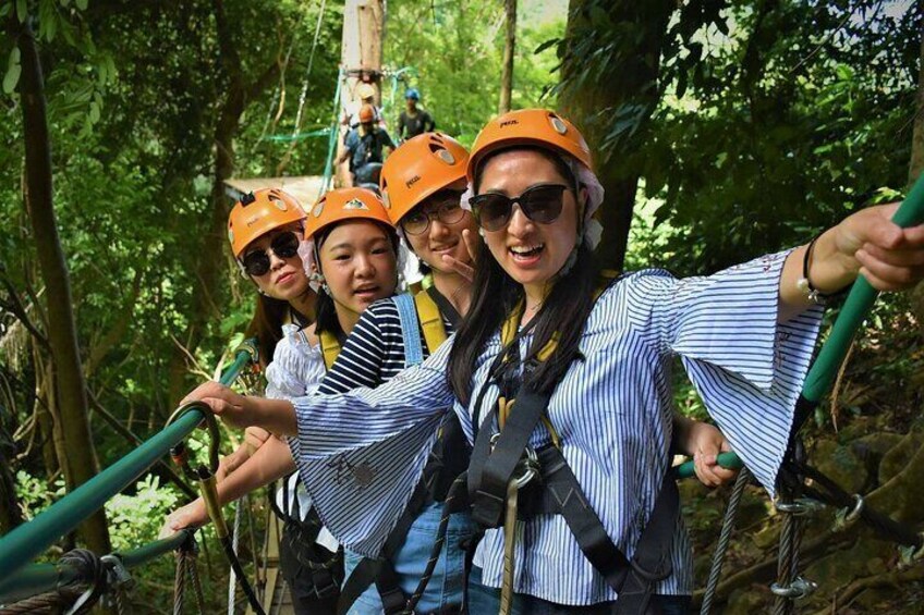 Zipline Skyhawk Adventure Tour in Koh Samui