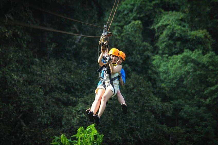 Tree Bridge Cafe And Zipline - Jungle Flight Adventure in Koh Samui