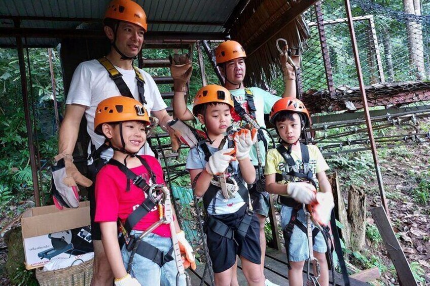 Tree Bridge Cafe And Zipline - Jungle Flight Adventure in Koh Samui