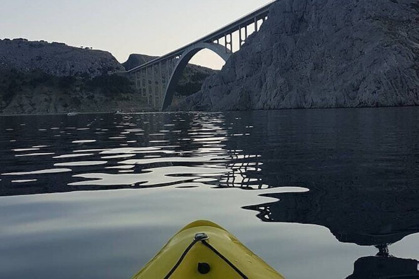 Show item 1 of 2. Private Kayak Tour under the Krk Bridge