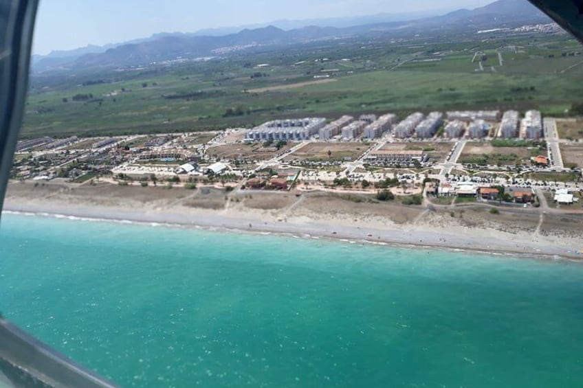 Flight experience on Valencian Coast