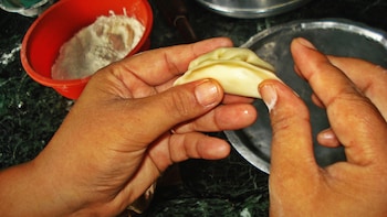 Momo Cooking Class at Tibetan Camp in Pokhara