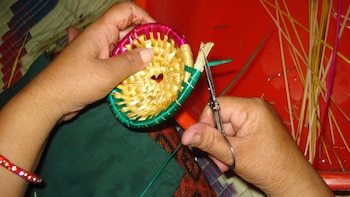 Straw Basket Weaving Workshop at Pokhara