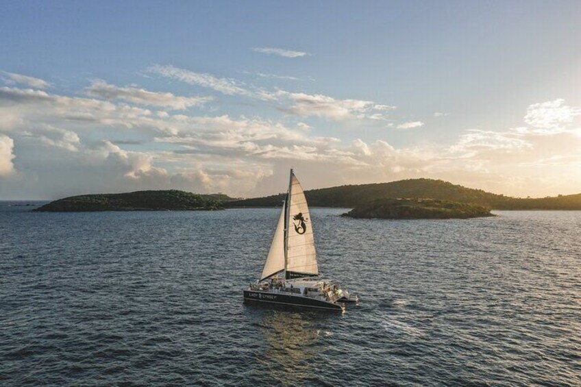 St. Thomas Champagne Sunset Sail with Open Bar & Hors D'oeuvres - Ritz-Carlton 