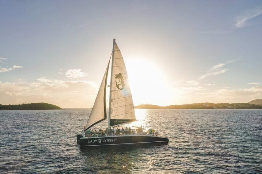 St. Thomas Champagne Sunset Sail with Open Bar & Hors D'oeuvres - Ritz-Carlton 