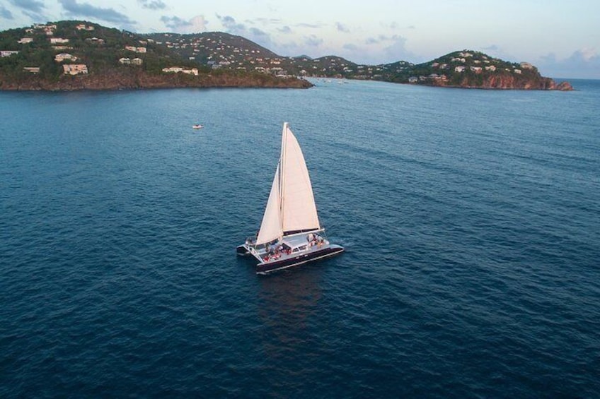 Sailing catamaran