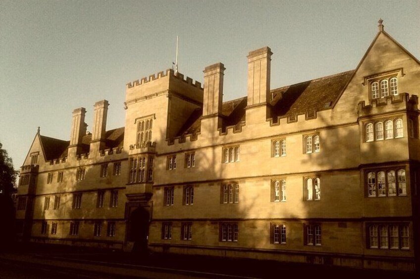 Balliol college is in front of our meeting point