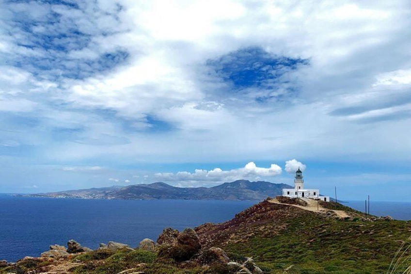 Small-Group Armenistis Lighthouse Sunset Tour in Mykonos
