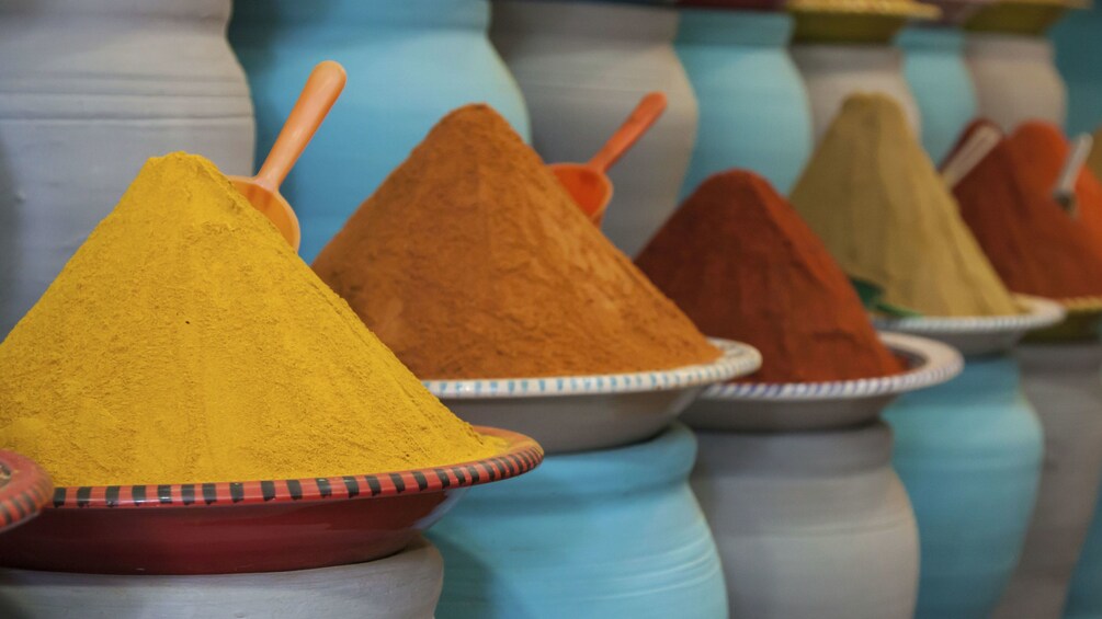 Spices at the market in Marrakech