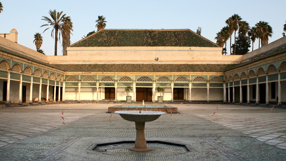 Bahia Palace and courtyard in Marrakech