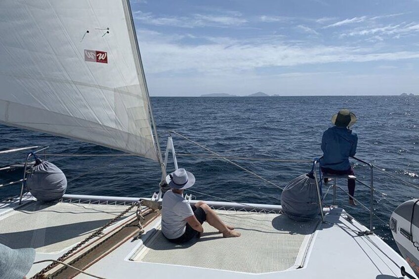 Explore the Hauraki Gulf aboard the 41-foot catamaran Pacific Star