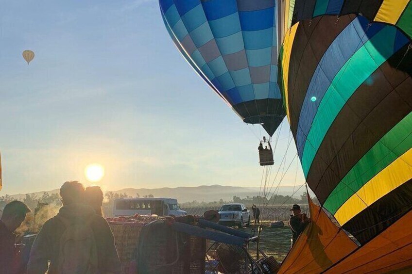 Temecula Private Hot Air Balloon Flight for up to 4 People