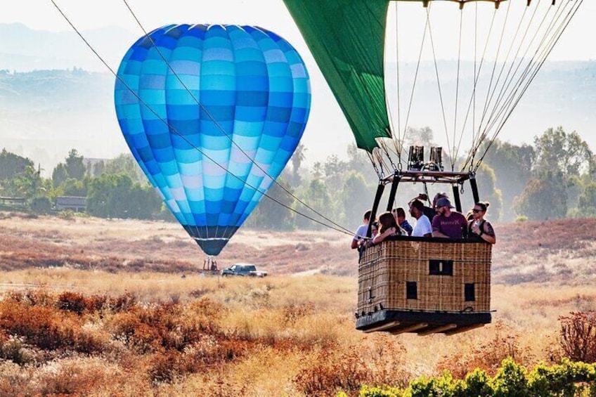 Temecula Private Hot Air Balloon Flight for up to 4 People