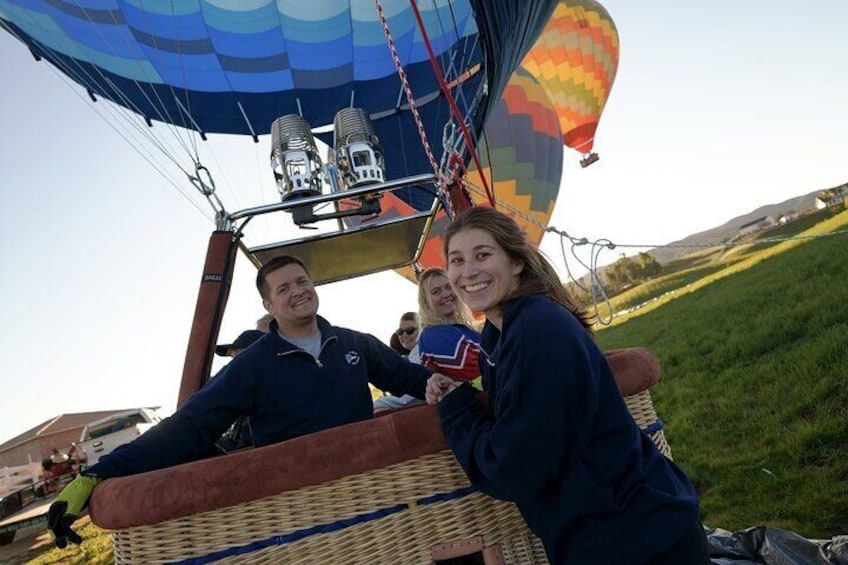 Temecula Private Hot Air Balloon Flight for up to 4 People