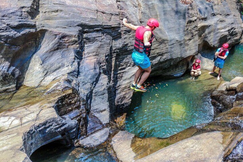 Canyoning and Abseiling Combined Adventure Package from Kitulgala