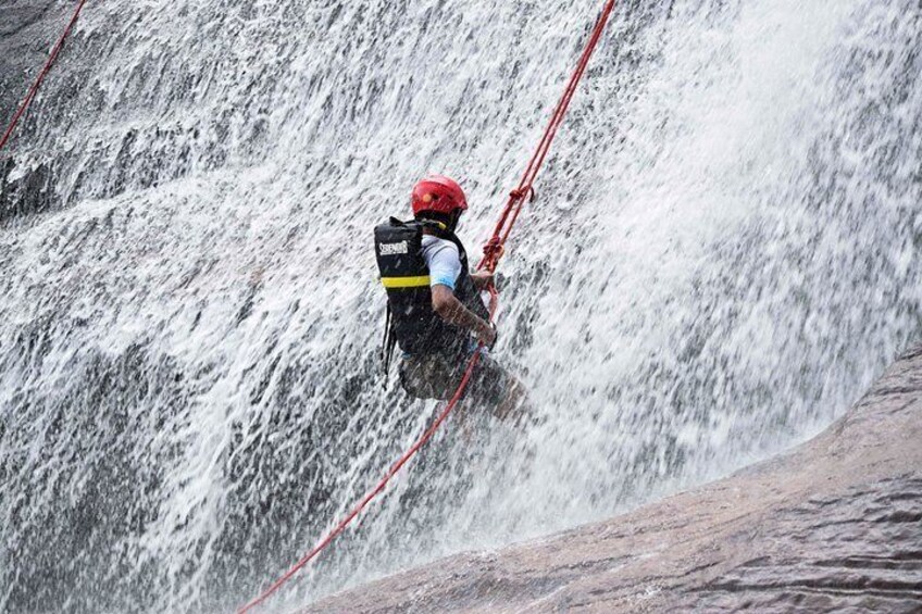 Canyoning and Abseiling Combined Adventure Package from Kitulgala