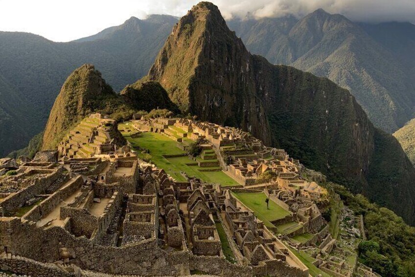 Machupicchu sunset view, Usually it is enpty in the afternoon!