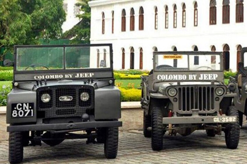 Colombo City Tour by Vietnam War Jeep from Colombo Port