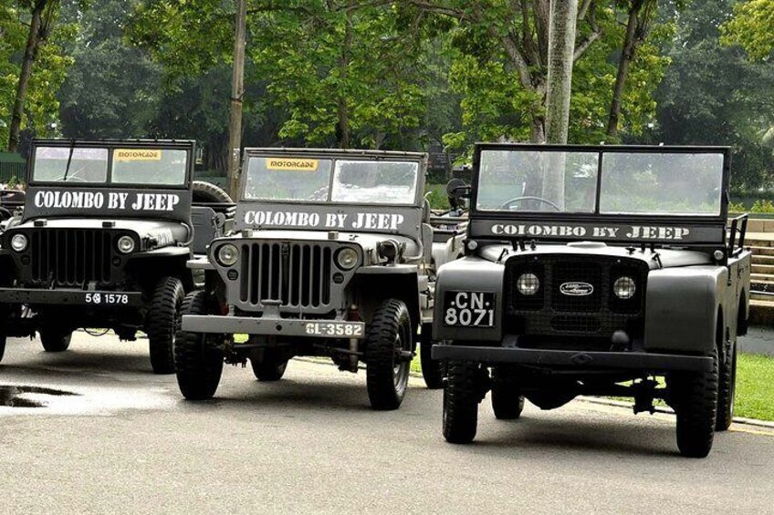 Colombo City Tour by Vietnam War Jeep from Colombo Port