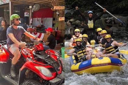 Package quad bike Ride + Ubud Rafting Include Private Transport Hotel Pick-...