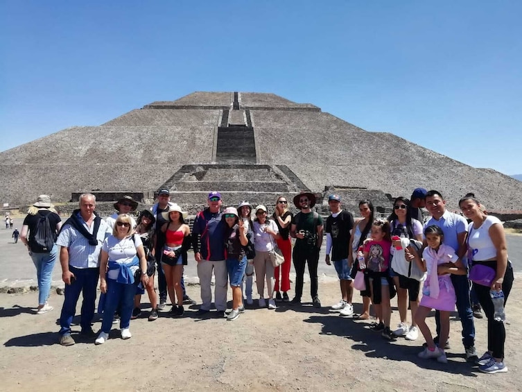 Teotihuacan Pyramids from San Miguel de Allende