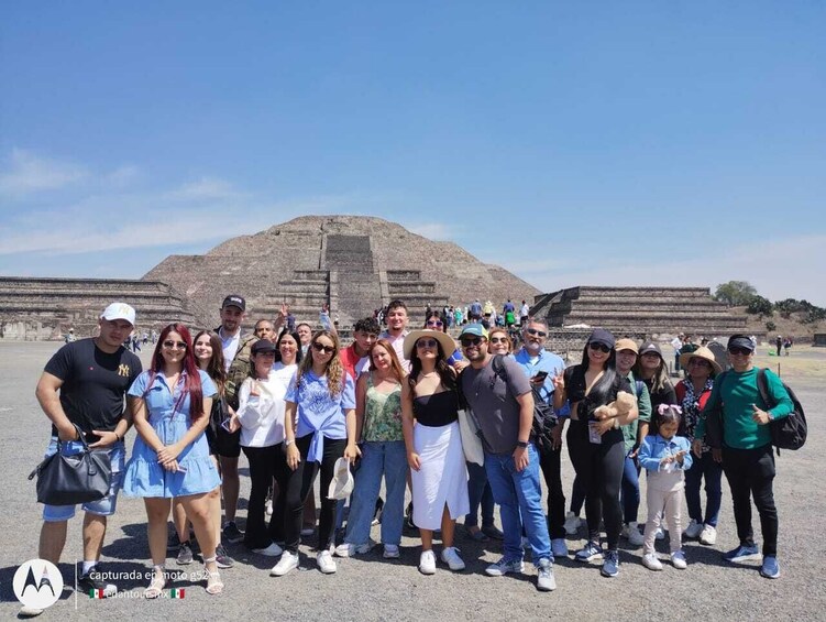Teotihuacan Pyramids from San Miguel de Allende