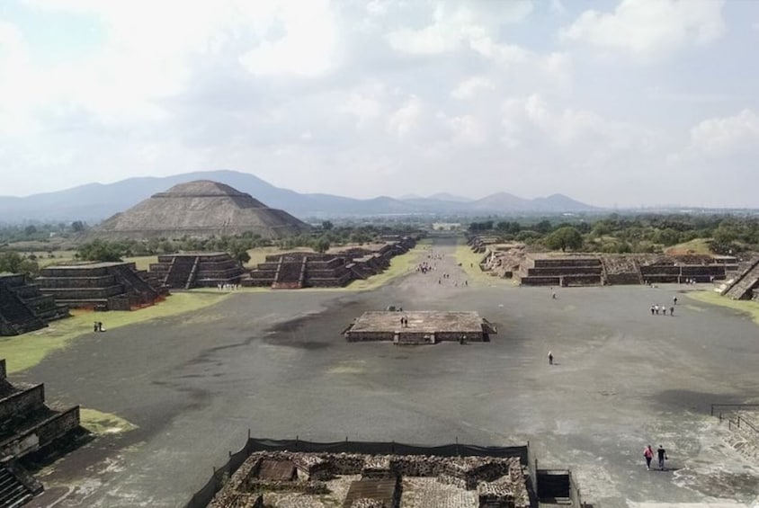 Teotihuacan Pyramids from San Miguel de Allende