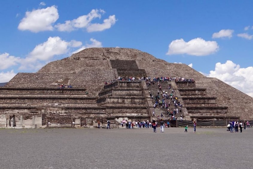 Teotihuacan Pyramids from San Miguel de Allende