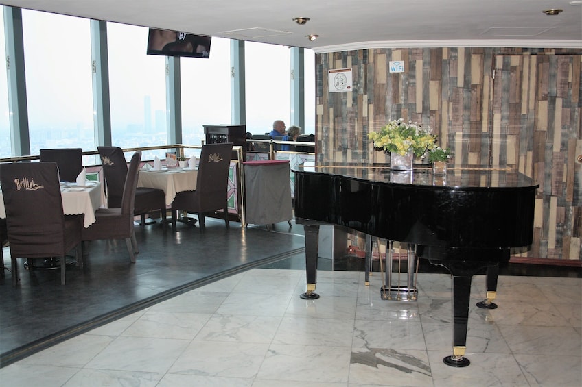 Luxury Romantic Dinner at Bellini, the only Revolving Restaurant in Mexico
