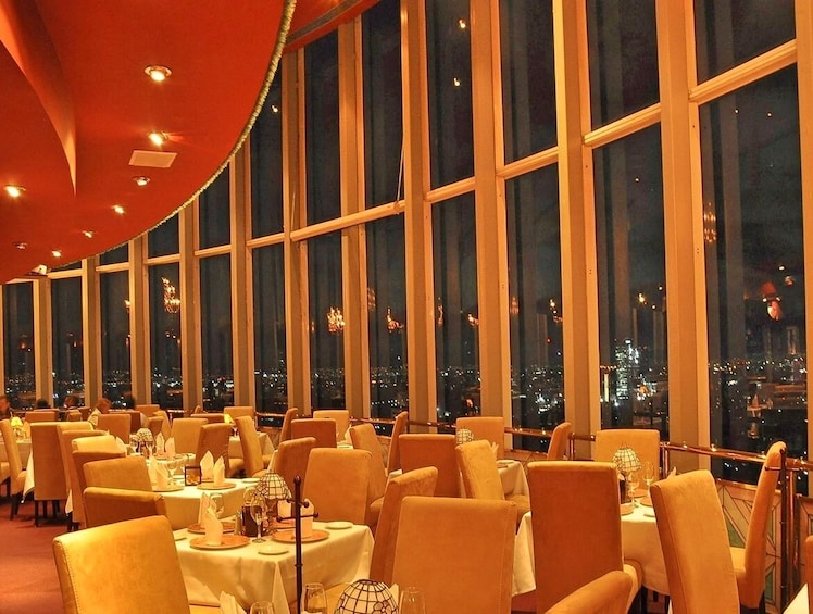 Dinner at the larges revolving restaurant in the world