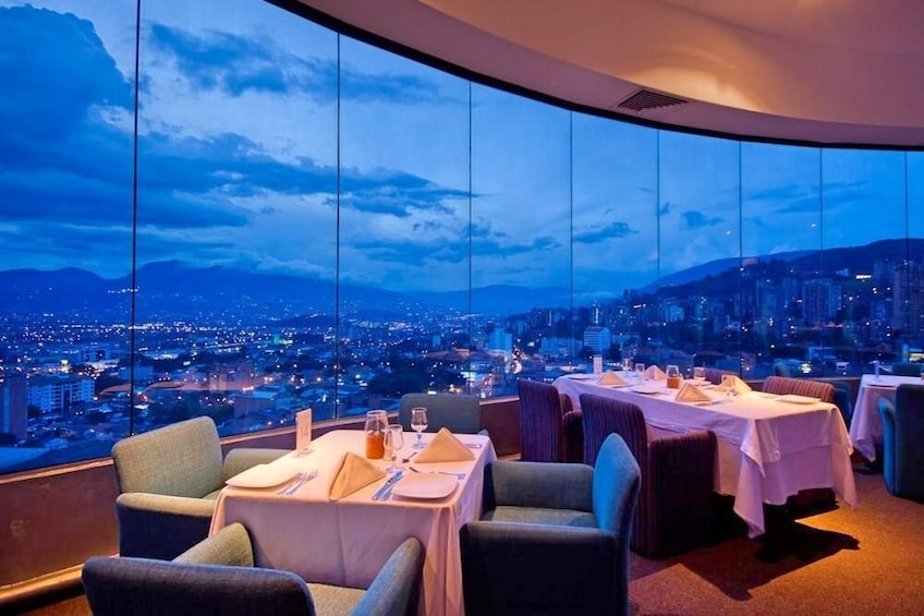 Dinner at the larges revolving restaurant in the world