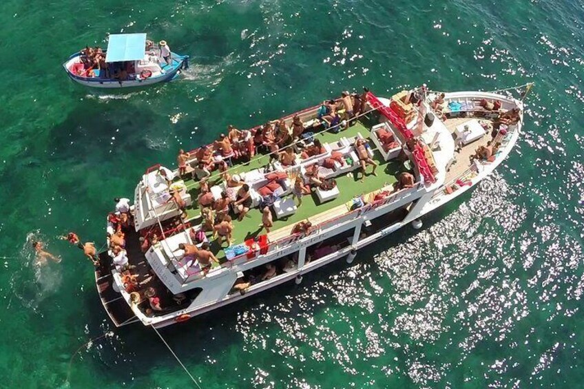 Stop for a swim during the Boat Party