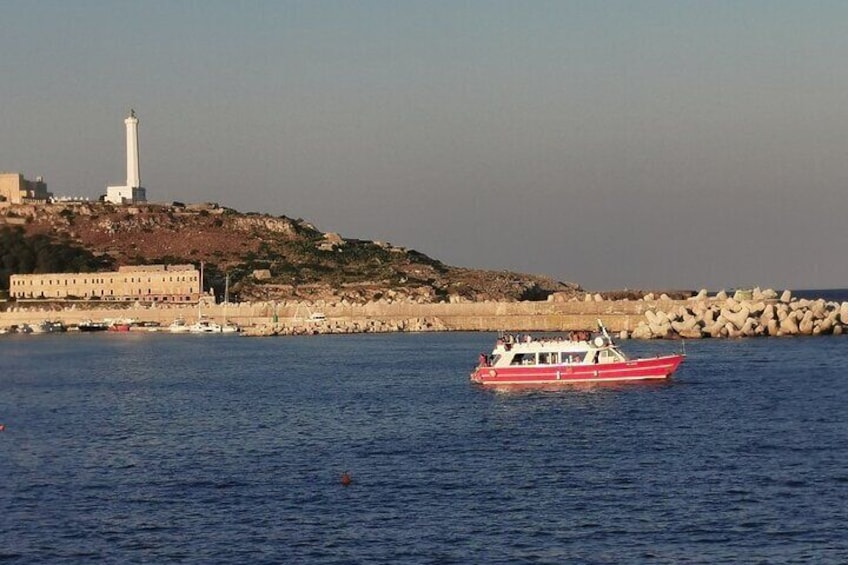 Exit from the port of Leuca, direction Ionian sea