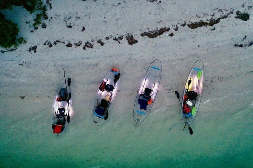 Kayak at night like never before