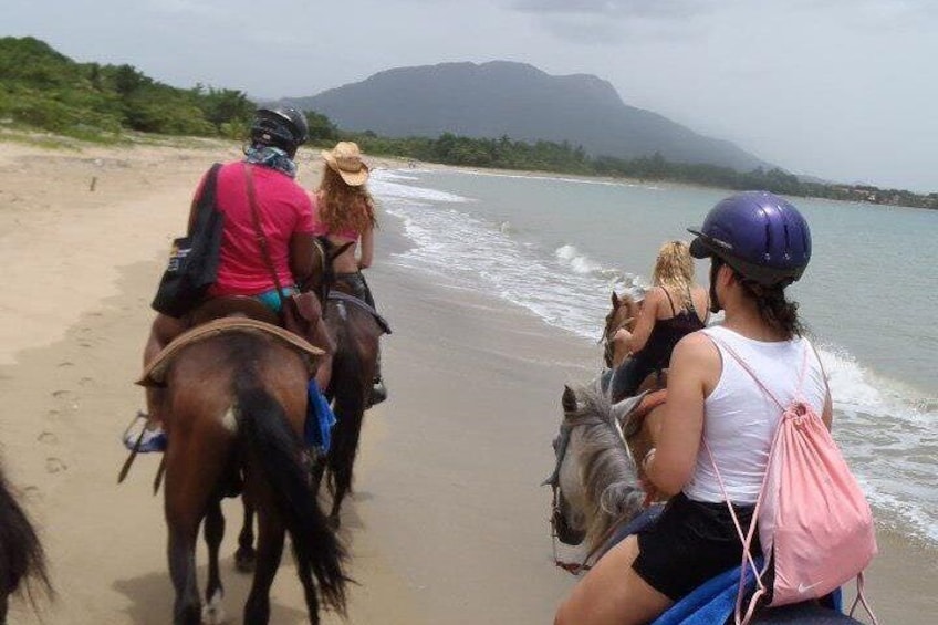 Half-Day Beach Horse Back Riding in Puerto Plata