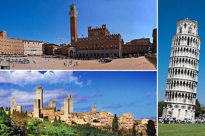 Privat dagstur till Siena, San Gimignano, Chianti och Pisa, från Florens