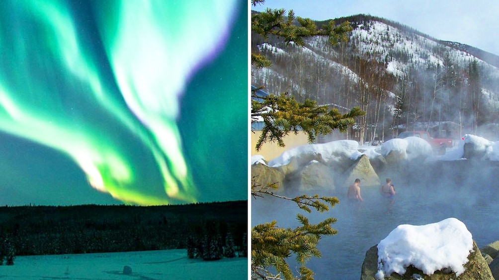 Northern Lights and Chena Hot Springs in Fairbanks