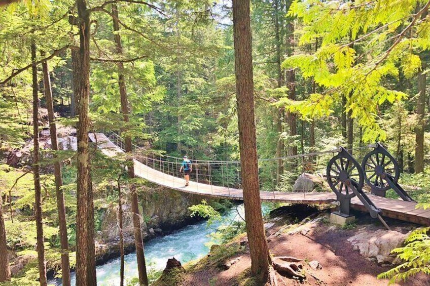 Crossing The Cheakamus River