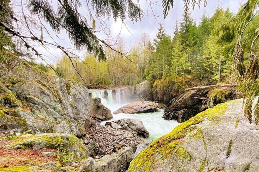 Catch a peek at a hidden waterfall