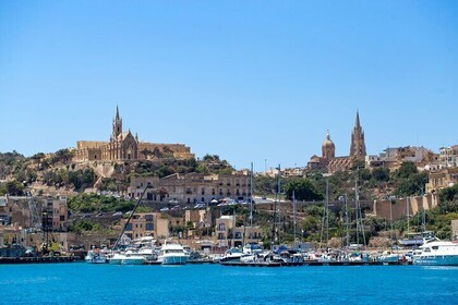 Gozo with bus including Blue Lagoon Comino and St Pauls Islands