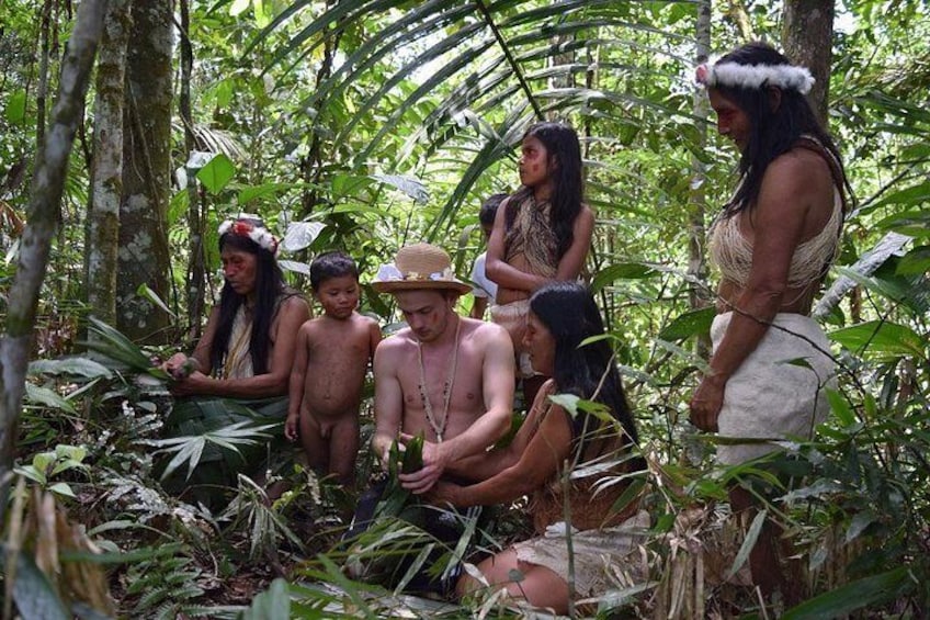 A day with Huaorani Indians.