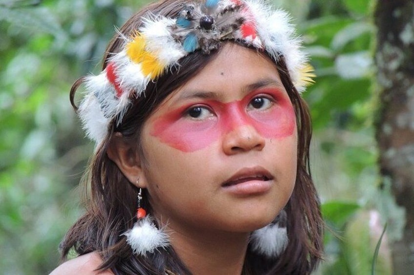 Huaorani Indian Girl.