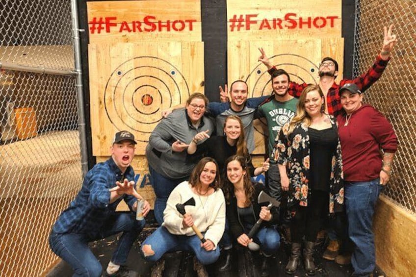 Show item 1 of 5. Private Axe Throwing for 1 Hour