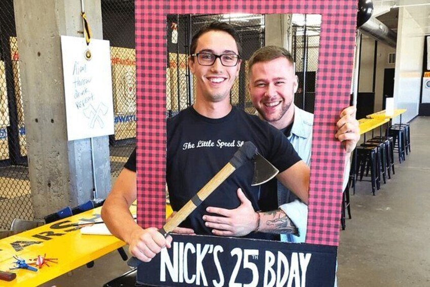 Show item 5 of 5. Private Axe Throwing for 1 Hour