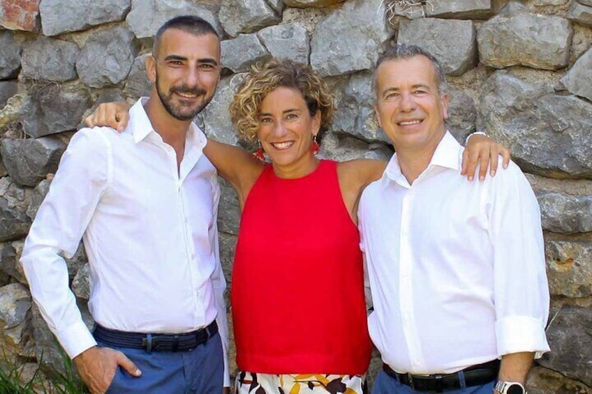 Mauro, Marcella e Alberto Amato