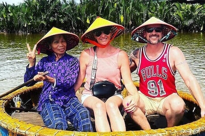 Private Car to Coconut Jungle- Basket Boat Ride - Hoi An City